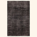 Charcoal Overdyed Wool Rug - 4'2" x 6'6"