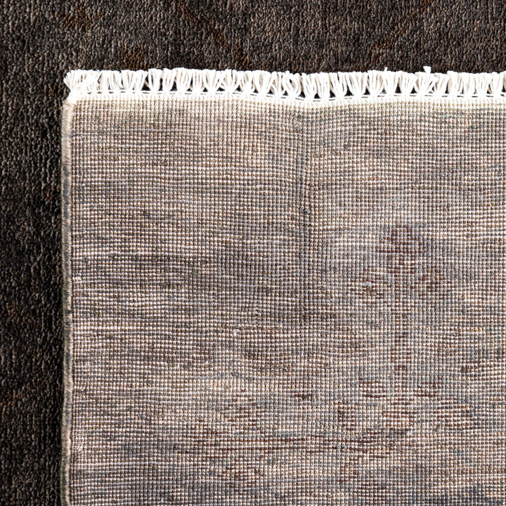 Charcoal Overdyed Wool Rug - 4'2" x 6'6"