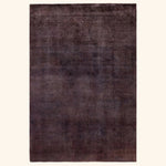 Grey Overdyed Wool Rug - 5'5" x 8'1"