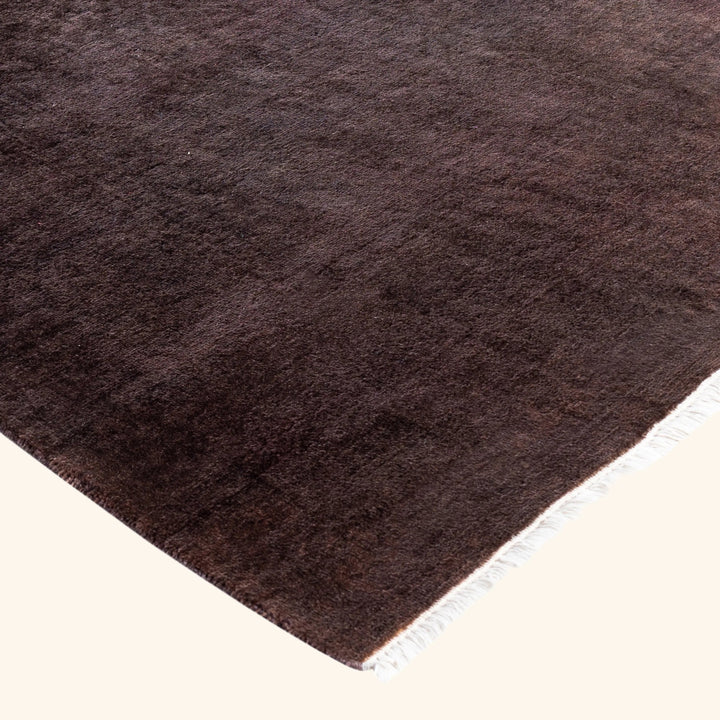 Grey Overdyed Wool Rug - 5'5" x 8'1"
