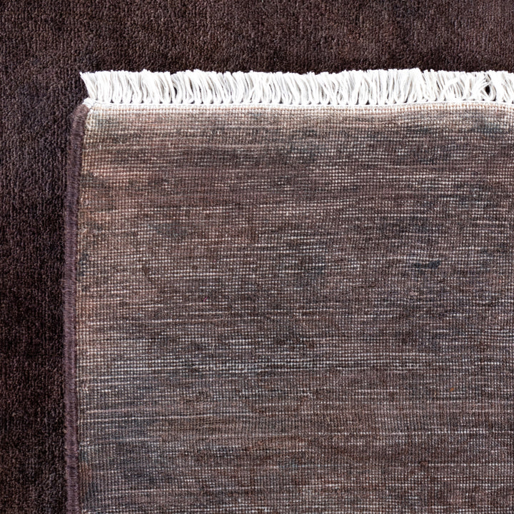 Grey Overdyed Wool Rug - 5'5" x 8'1"