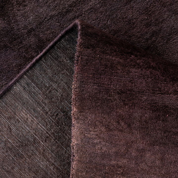 Grey Overdyed Wool Rug - 5'5" x 8'1"