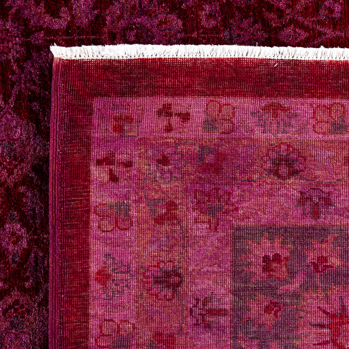 Purple Overdyed Wool Rug - 10'3" x 14'2"