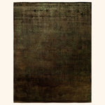 Brown Overdyed Wool Rug - 8'2" x 10'3"