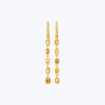 Fancy Color Diamond 5 Drop Earrings