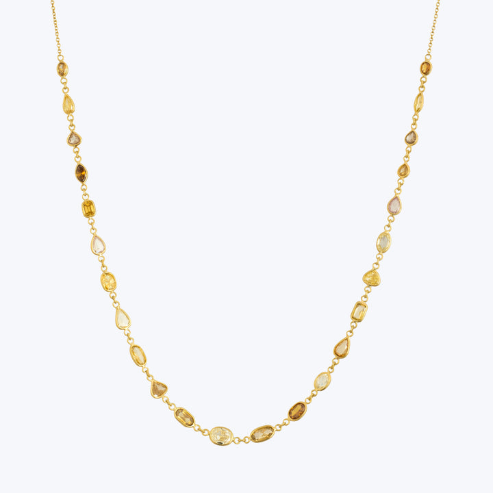 Fancy Color Diamonds Demi Inline Necklace