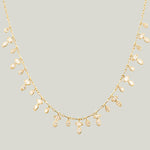 Marquise + Pear Shape Diamond Demi Fringe Necklace