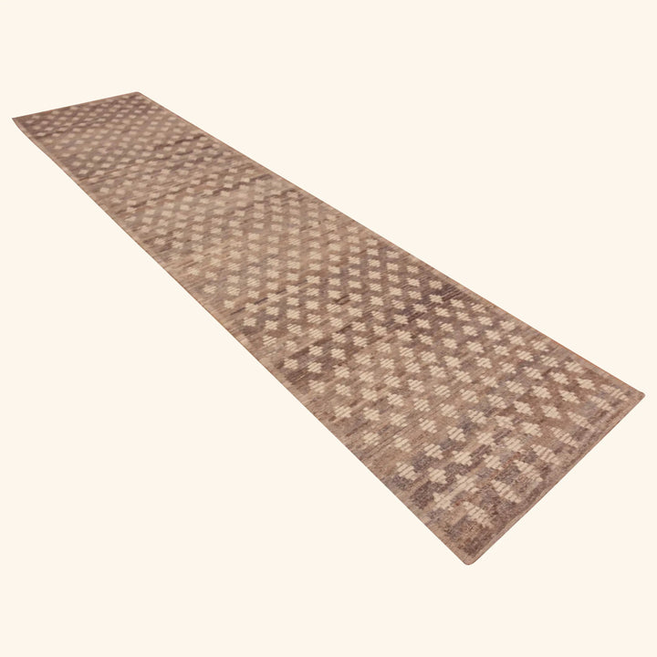 Zameen Transitional Wool Runner - 3'2" x 13'4"