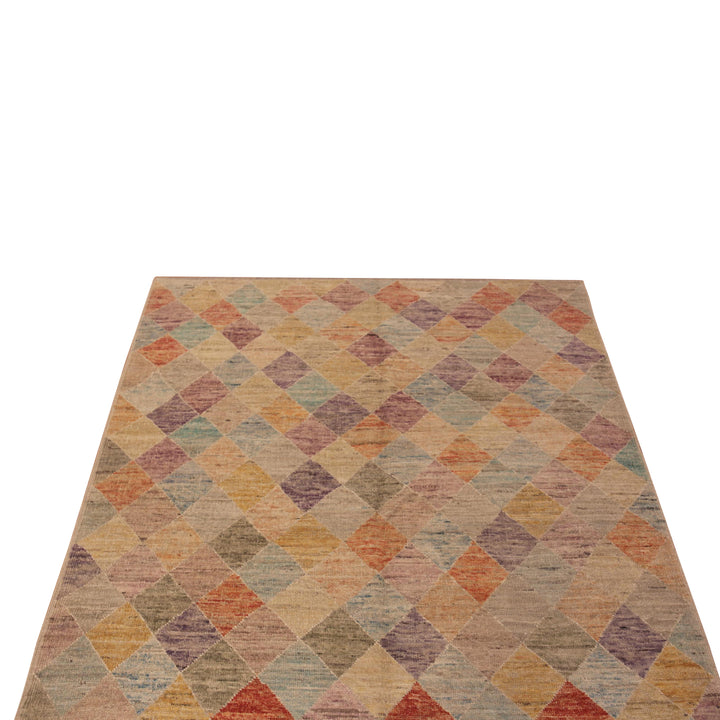 Zameen Transitional Wool Rug - 5'1" x 6'6"