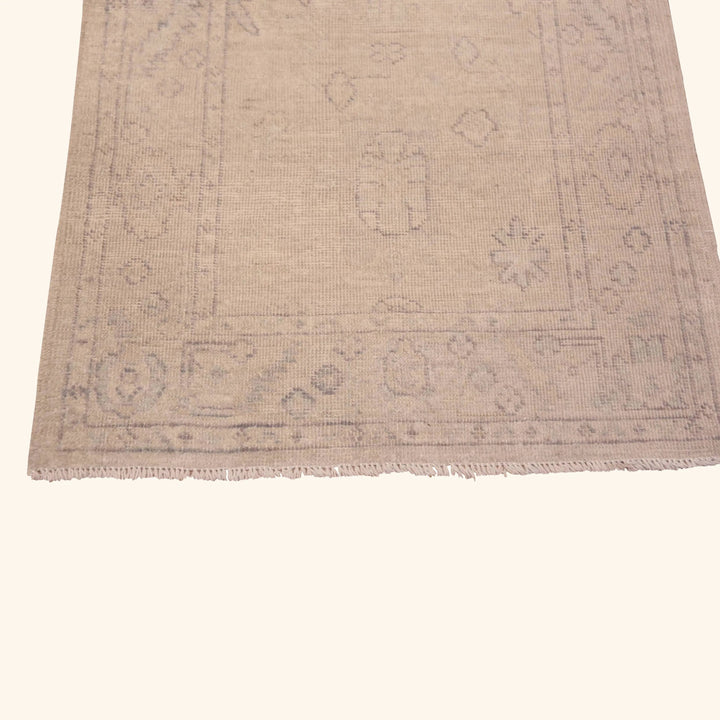 Transitional Oushak Wool Runner - 2'9" x 13'5"