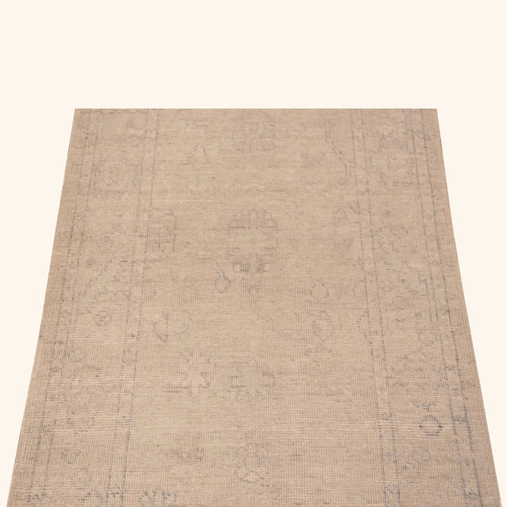 Transitional Oushak Wool Runner - 2'9" x 13'5"
