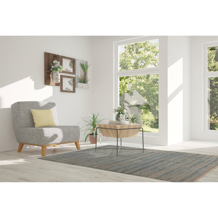 Zameen Transitional Wool Rug - 6'3" x 8'