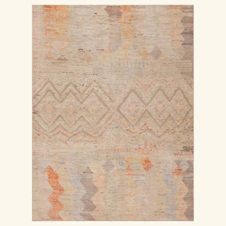 Zameen Transitional Wool Rug - 4'11" x 6'5"