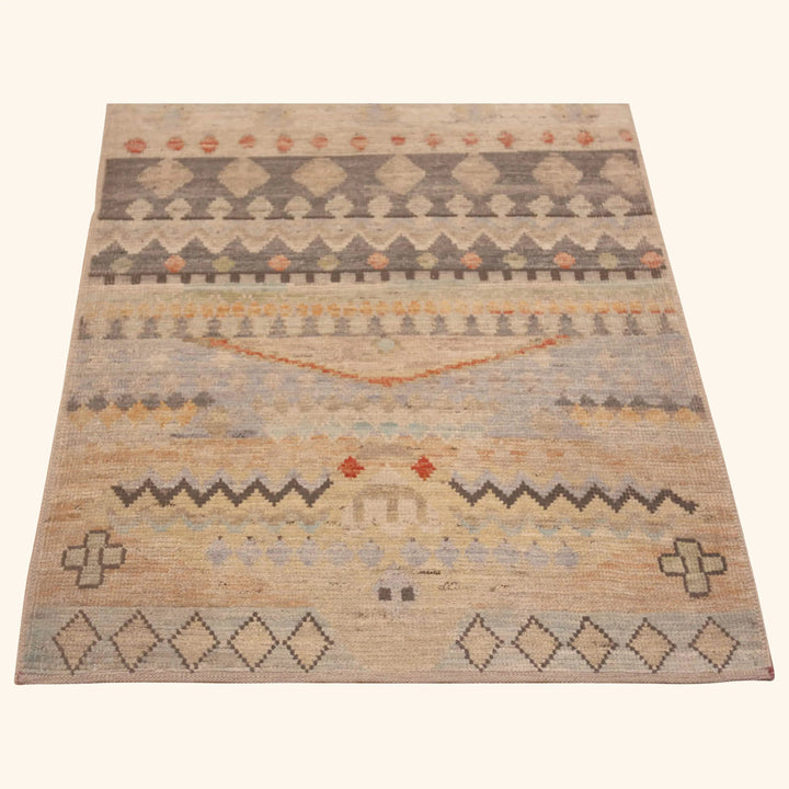 Zameen Transitional Wool Runner - 3'2" x 12'11"