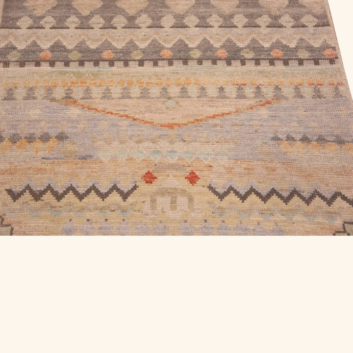 Zameen Transitional Wool Runner - 3'2" x 12'11"
