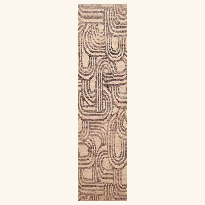 Zameen Transitional Wool Runner - 3'2" x 12'11"