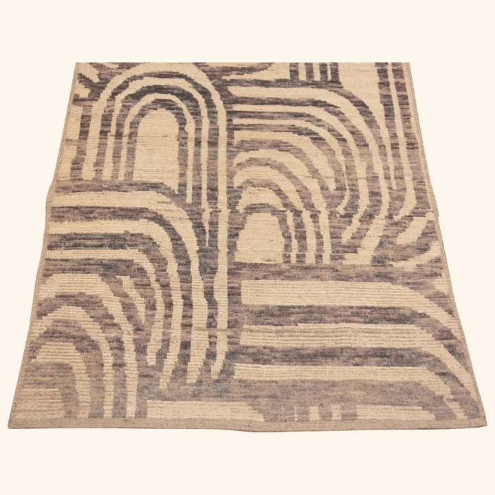 Zameen Transitional Wool Runner - 3'2" x 12'11"