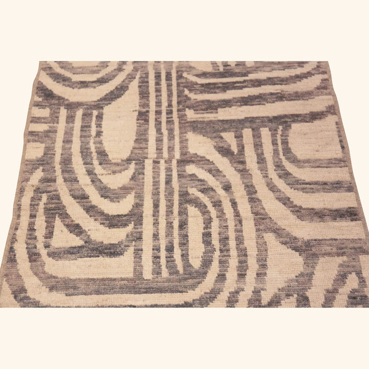Zameen Transitional Wool Runner - 3'2" x 12'11"