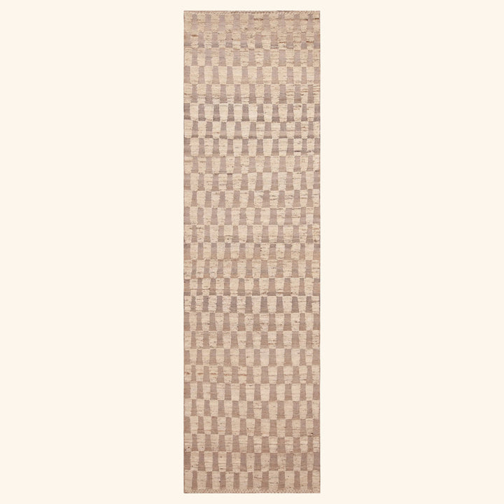 Zameen Transitional Wool Runner - 3'6" x 12'1"