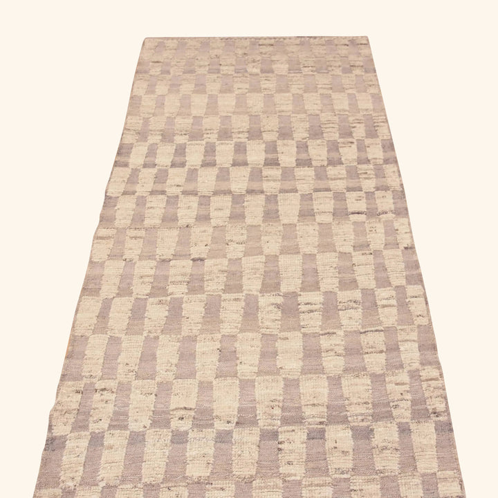 Zameen Transitional Wool Runner - 3'6" x 12'1"
