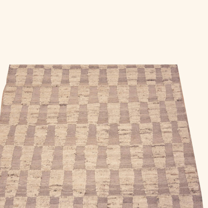 Zameen Transitional Wool Runner - 3'6" x 12'1"