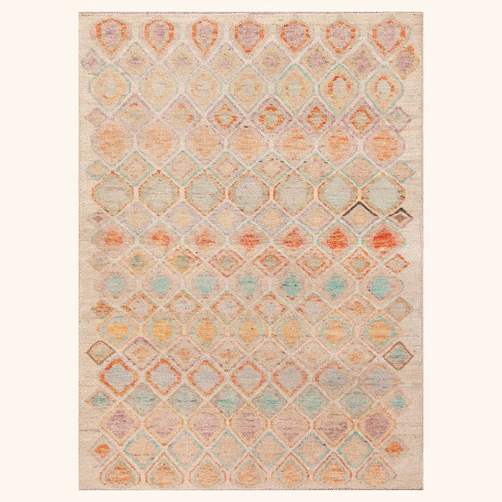 Zameen Transitional Wool Rug - 4'3" x 5'10"