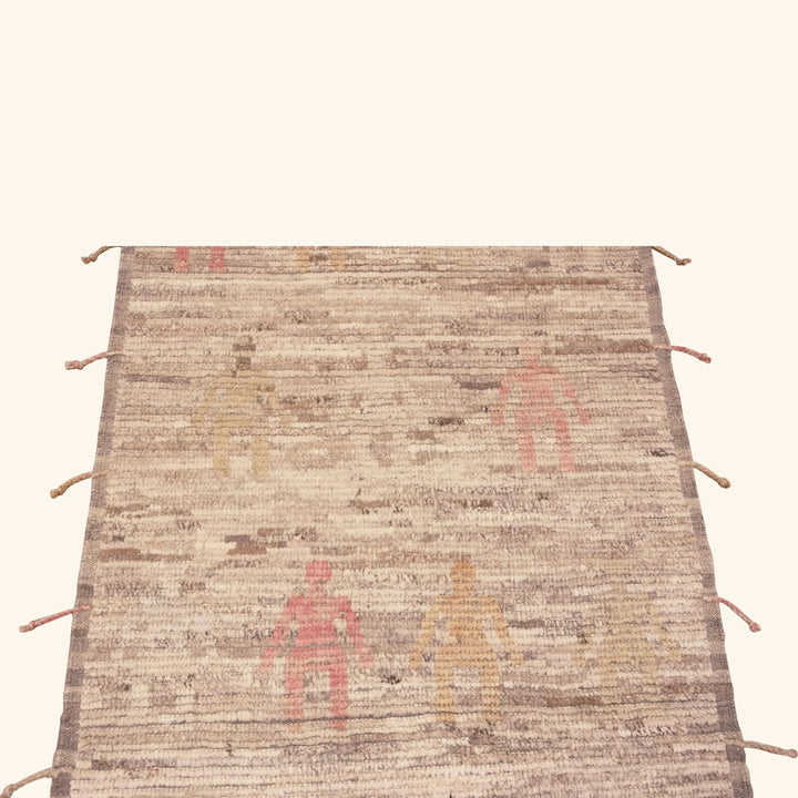 Zameen Transitional Wool Runner - 3'4" x 11'4"