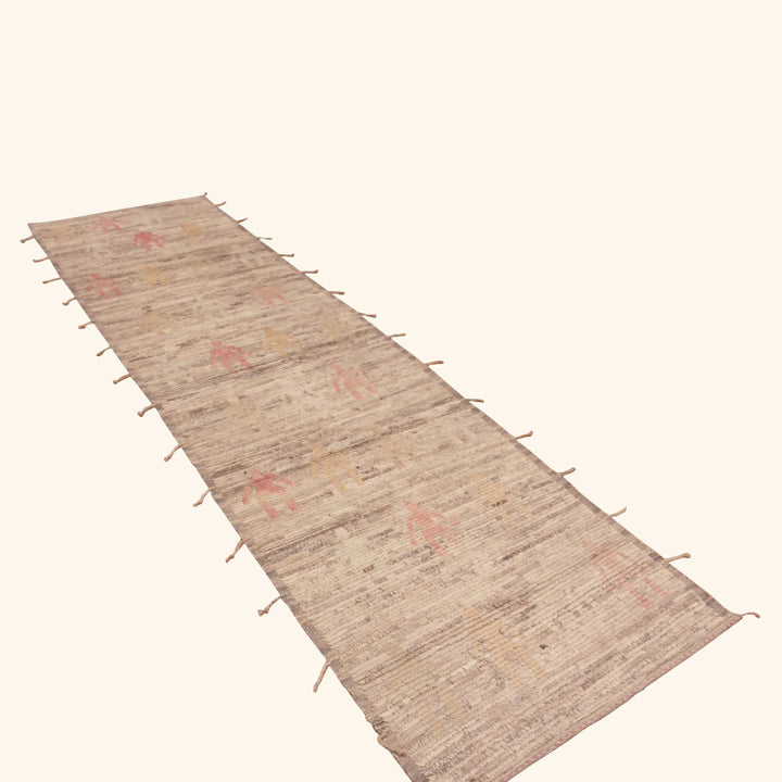Zameen Transitional Wool Runner - 3'4" x 11'4"