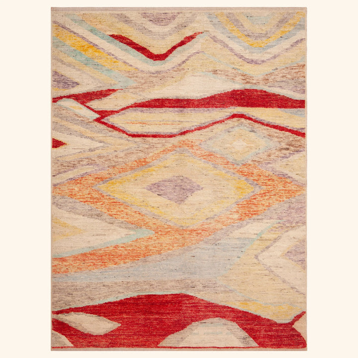 Zameen Transitional Wool Rug - 5' x 6'8"