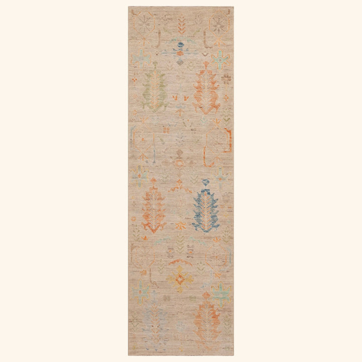 Zameen Transitional Wool Runner - 3' x 9'11"
