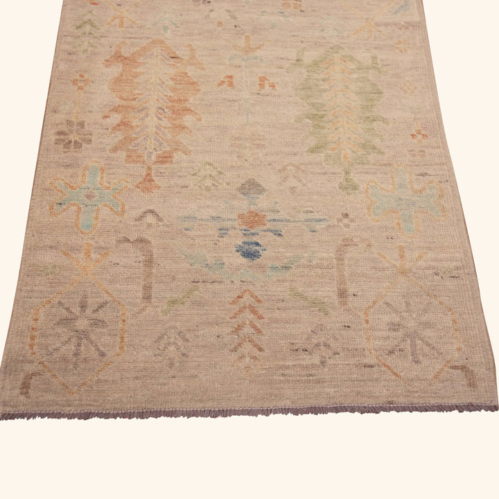 Zameen Transitional Wool Runner - 3' x 9'11"