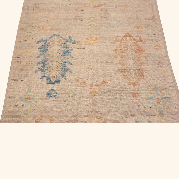 Zameen Transitional Wool Runner - 3' x 9'11"
