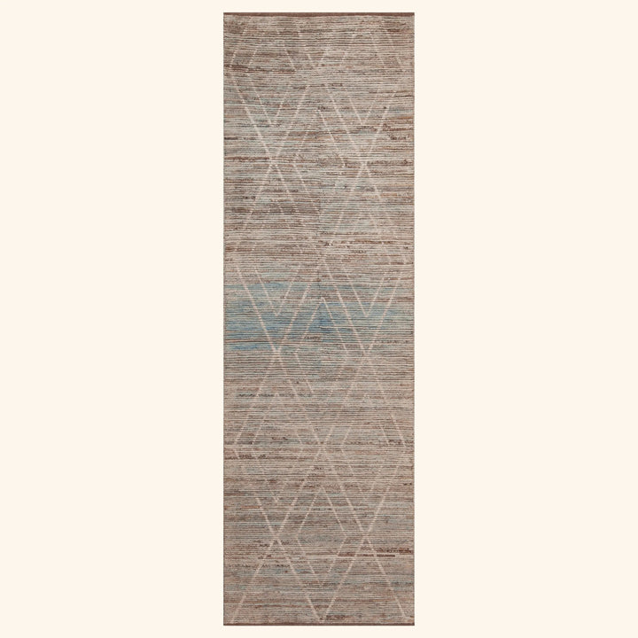 Zameen Transitional Wool Runner - 3'1" x 9'8"