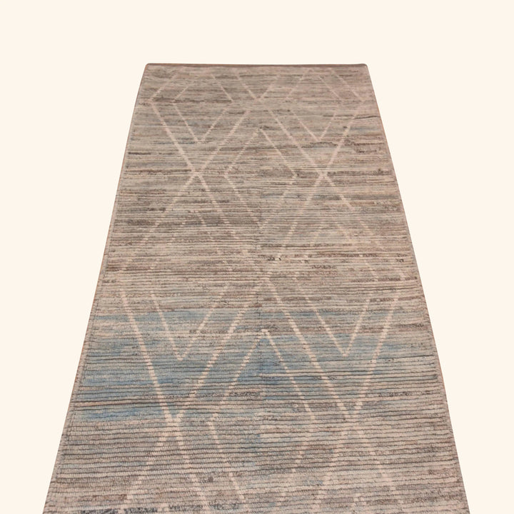 Zameen Transitional Wool Runner - 3'1" x 9'8"