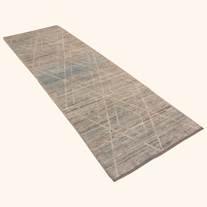 Zameen Transitional Wool Runner - 3'1" x 9'8"