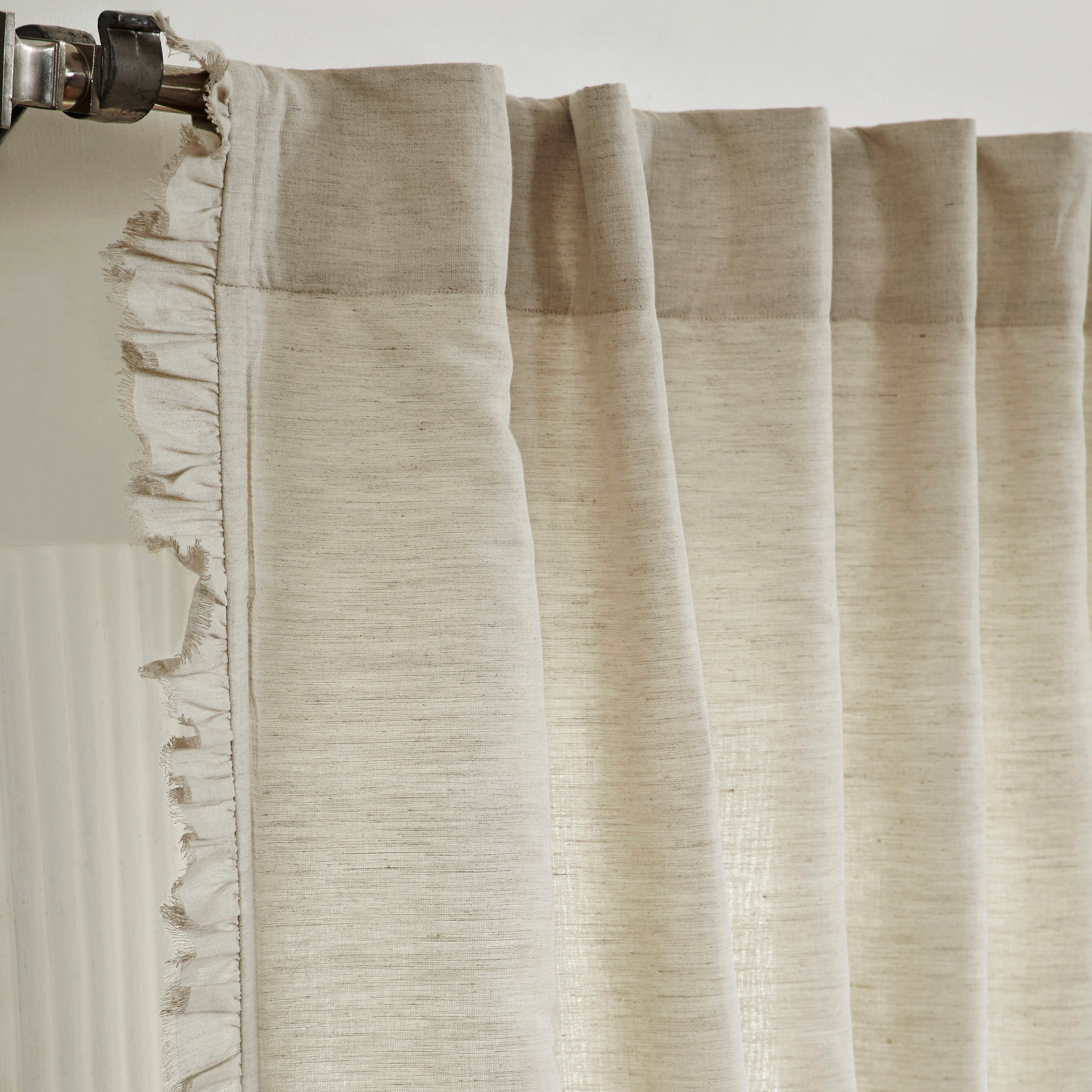 abc home Linen Curtain Panel - Thumbnail 2