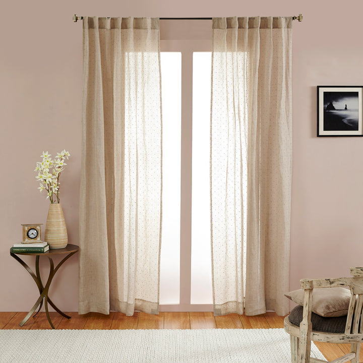 Swiss Dot Curtain Panel