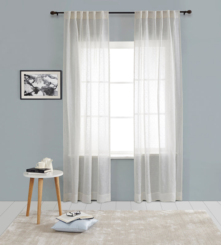 Swiss Dot Curtain Panel