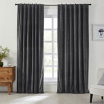 Stella Plush Cotton Velvet Curtain Panel