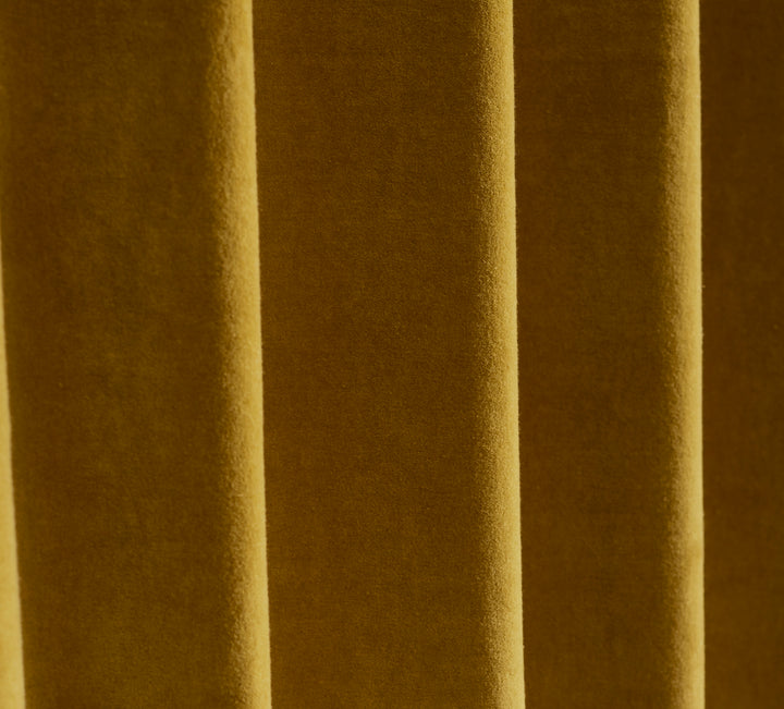 Stella Plush Cotton Velvet Curtain Panel