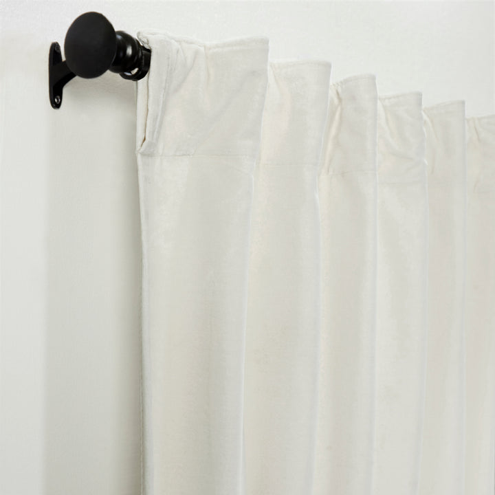 Stella Plush Cotton Velvet Curtain Panel