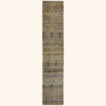 Brown Alchemy Traditional Silk Wool Blend Runner - 2'11" x 15'3"