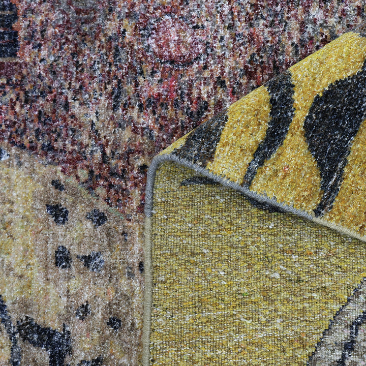 Brown Alchemy Transitional Wool Rug - 3'11" x 5'