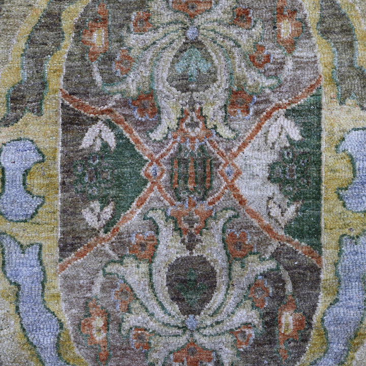 Multicolored Alchemy Traditional Silk Rug - 8'11" x 12'9"