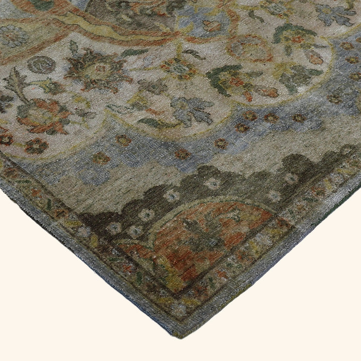 Multicolored Alchemy Traditional Silk Rug - 8'11" x 12'9"