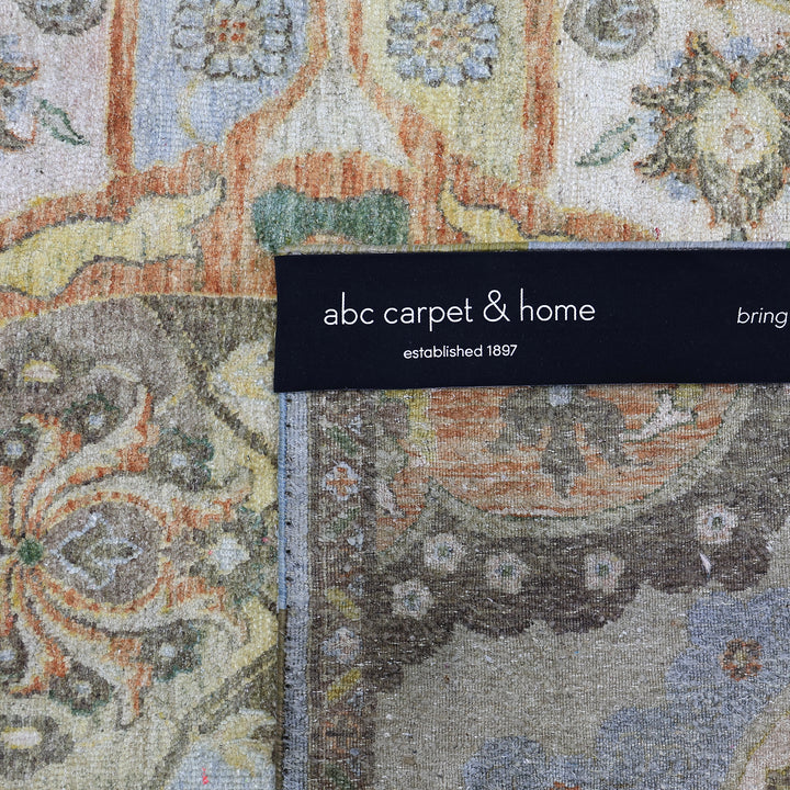 Multicolored Alchemy Traditional Silk Rug - 8'11" x 12'9"