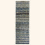 Blue Alchemy Traditional Silk Wool Blend Runner - 4'1" x 13'5"
