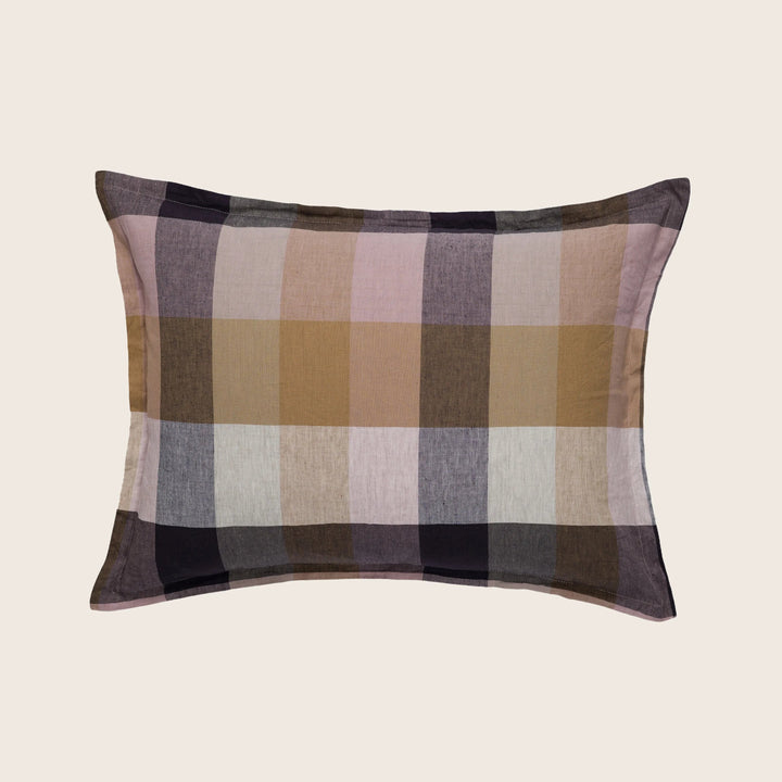 Image for Plaid Aero Linen Sham