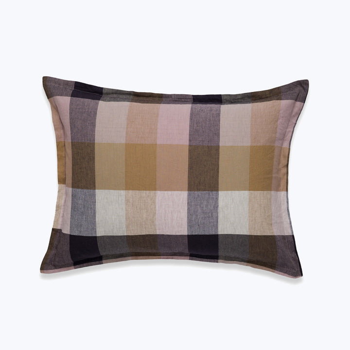 Image for Plaid Aero Linen Sham