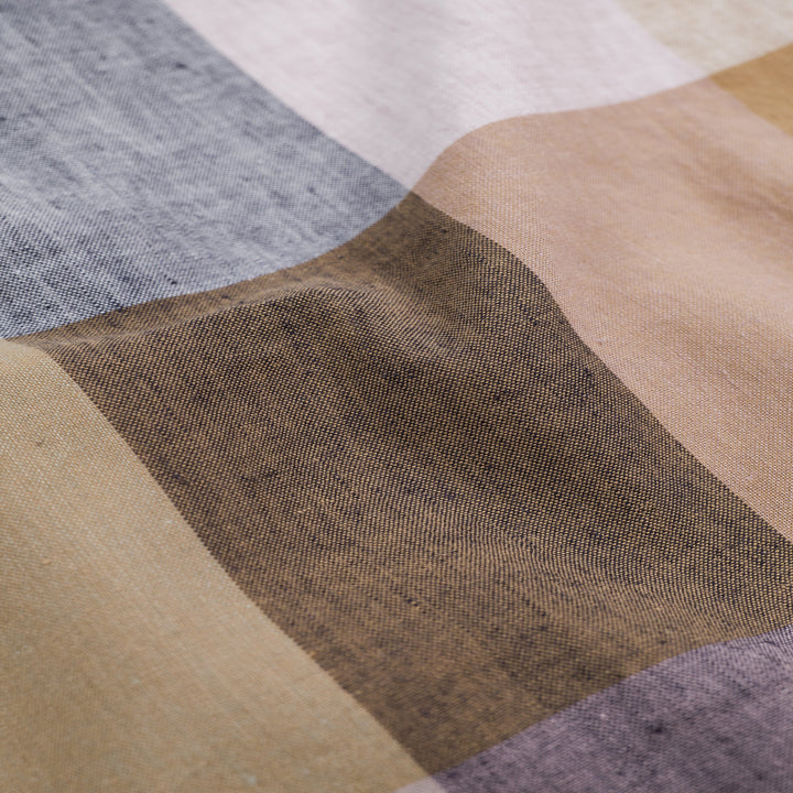 Plaid Aero Linen Duvet Cover
